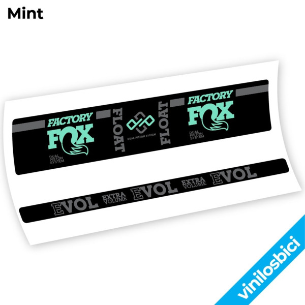 Fox Float Factory Float Pegatinas en vinilo adhesivo amortiguador (13)