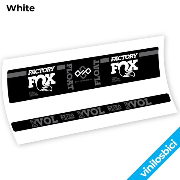 Fox Float Factory Float Pegatinas en vinilo adhesivo amortiguador (24)