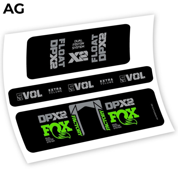 Fox float Factory Racing DPX2 2021 Pegatinas vinilo adhesivo amortiguador (1)