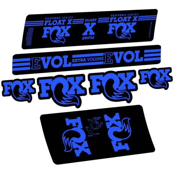 Fox Float X Factory 2016 Pegatinas en vinilo adhesivo Amortiguador (5)