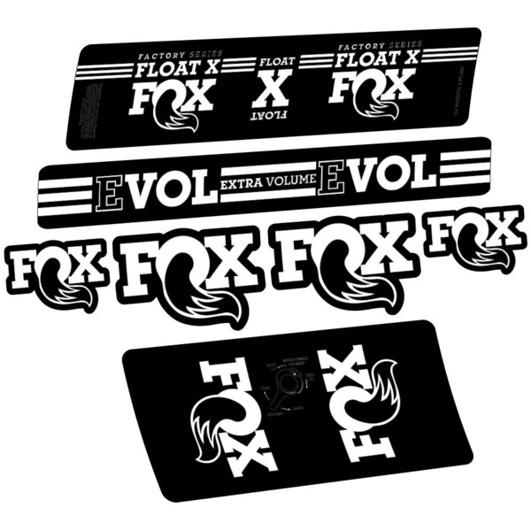 Fox Float X Factory 2016 Pegatinas en vinilo adhesivo Amortiguador (6)
