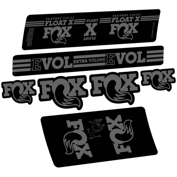 Fox Float X Factory 2016 Pegatinas en vinilo adhesivo Amortiguador (7)