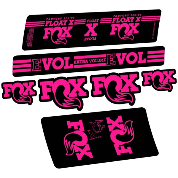 Fox Float X Factory 2016 Pegatinas en vinilo adhesivo Amortiguador (20)