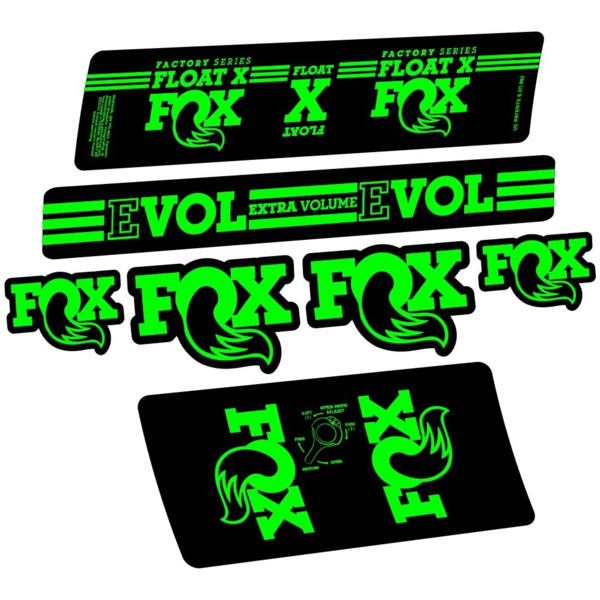 Fox Float X Factory 2016 Pegatinas en vinilo adhesivo Amortiguador (23)