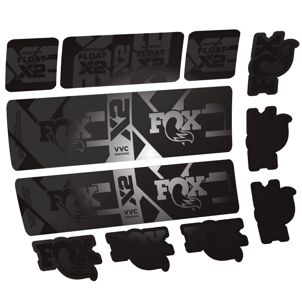 Fox Float X2 Factory Pegatinas en vinilo adhesivo Amortiguador (12)