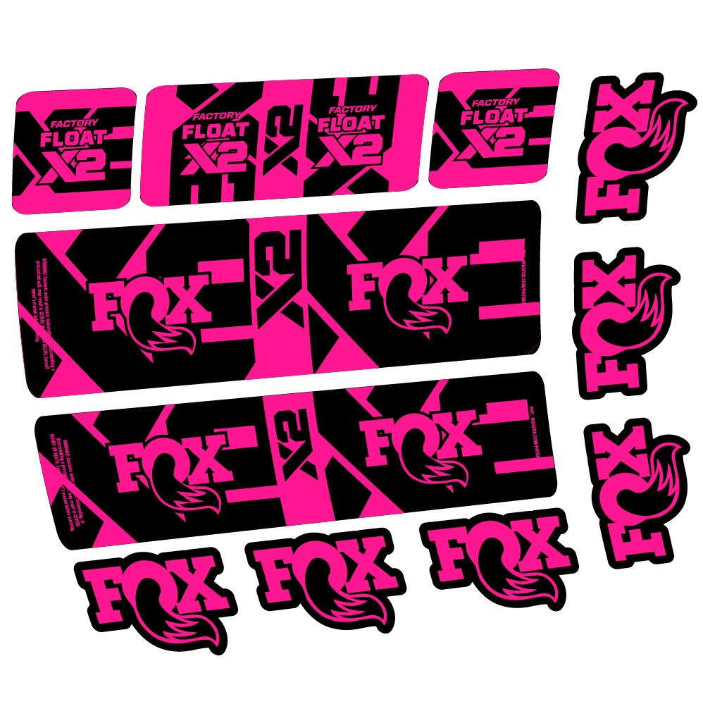 Fox Float X2 Factory Pegatinas en vinilo adhesivo Amortiguador (20)