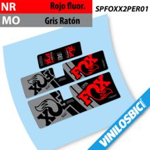 Amortiguador Fox X2 Performance 2019 pegatinas vinilo adhesivo amortiguador