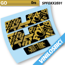 Fox Float X2 2021 pegatinas vinilo adhesivo amortiguador