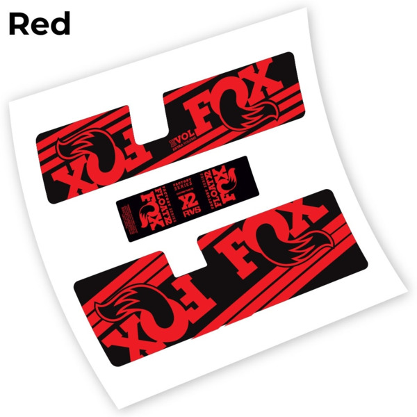 Fox Float X2 RVS Pegatinas en vinilo adhesivo amortiguador (18)