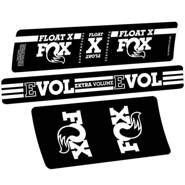 Fox Float X Pegatinas en vinilo adhesivo Amortiguador (1)