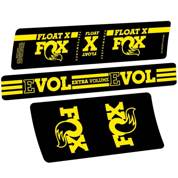 Fox Float X Pegatinas en vinilo adhesivo Amortiguador (3)