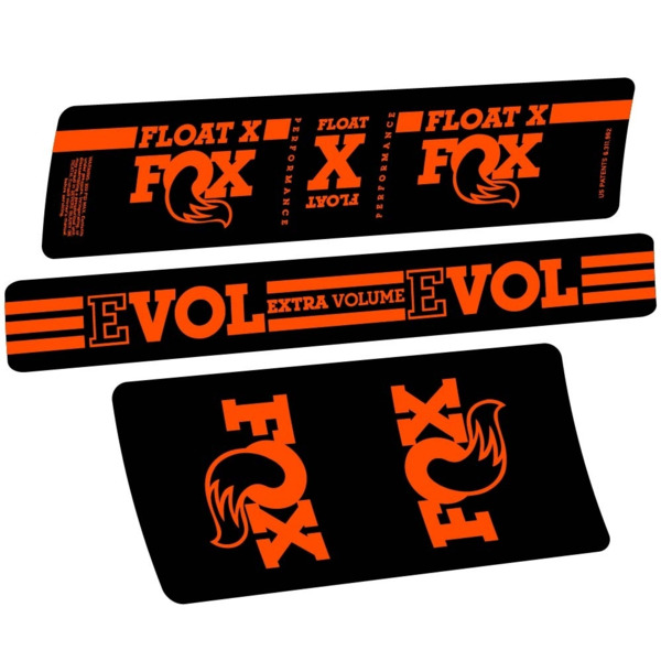 Fox Float X Pegatinas en vinilo adhesivo Amortiguador (10)