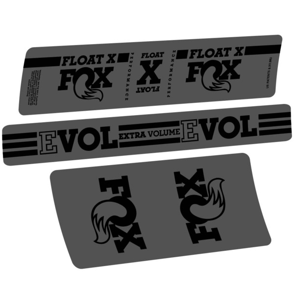 Fox Float X Pegatinas en vinilo adhesivo Amortiguador (12)