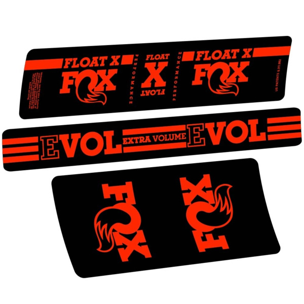 Fox Float X Pegatinas en vinilo adhesivo Amortiguador (18)