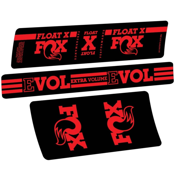 Fox Float X Pegatinas en vinilo adhesivo Amortiguador (19)