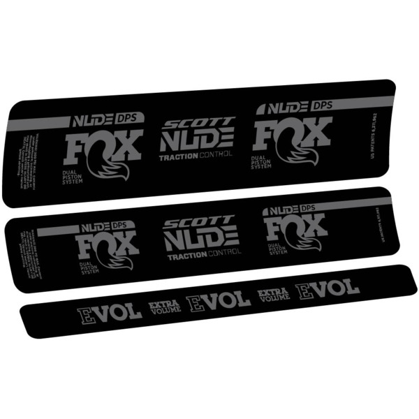 Fox Nude DPS Scott Pegatinas en vinilo adhesivo Amortiguador (7)