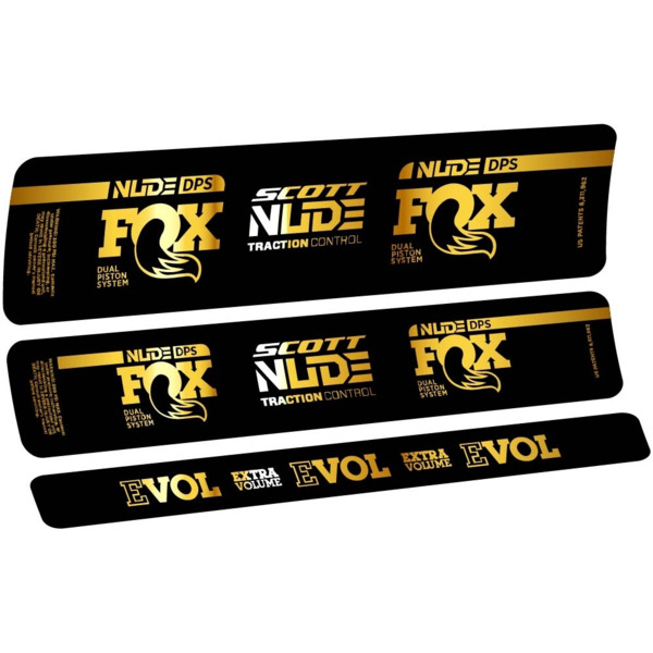 Fox Nude DPS Scott Pegatinas en vinilo adhesivo Amortiguador (14)