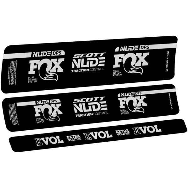Fox Nude DPS Scott Pegatinas en vinilo adhesivo Amortiguador (15)