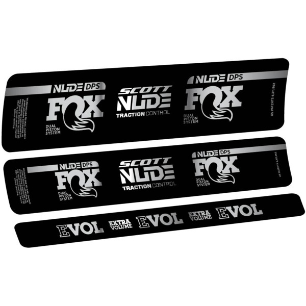 Fox Nude DPS Scott Pegatinas en vinilo adhesivo Amortiguador (16)