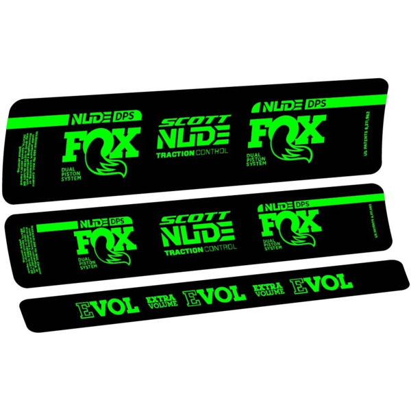Fox Nude DPS Scott Pegatinas en vinilo adhesivo Amortiguador (23)