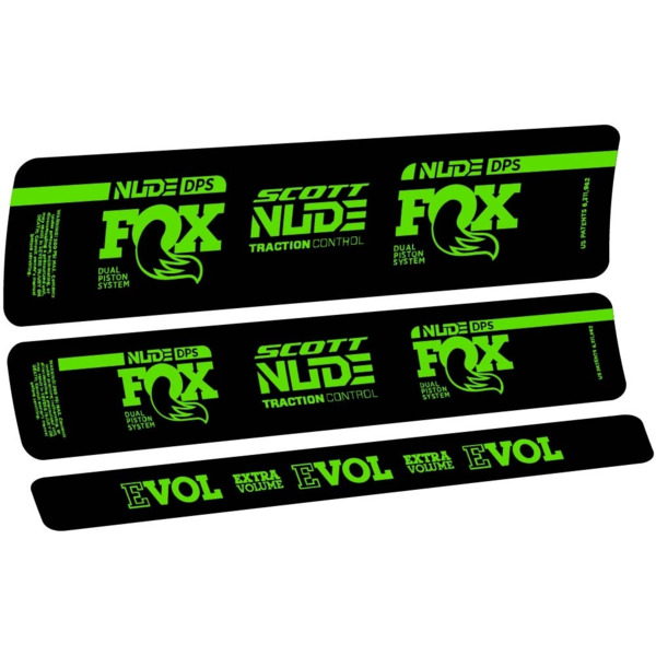 Fox Nude DPS Scott Pegatinas en vinilo adhesivo Amortiguador (24)