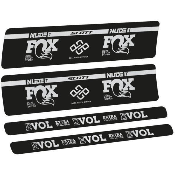 Fox Nude T Evol Pegatinas en vinilo adhesivo Amortiguador (15)