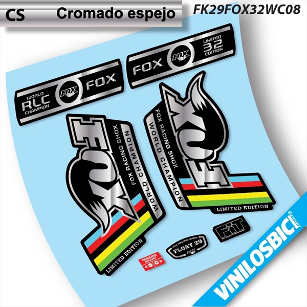 Fox RLC 32 World Cup 29" vinilos (6)