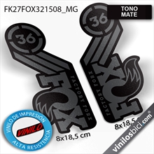 Fox 36 vinilos adhesivos para horquilla