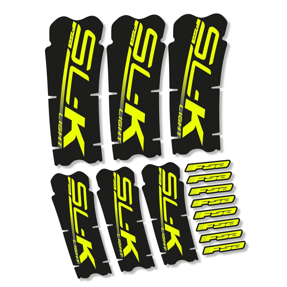 FSA SLK Light Pegatinas en vinilo adhesivo Bielas (2)