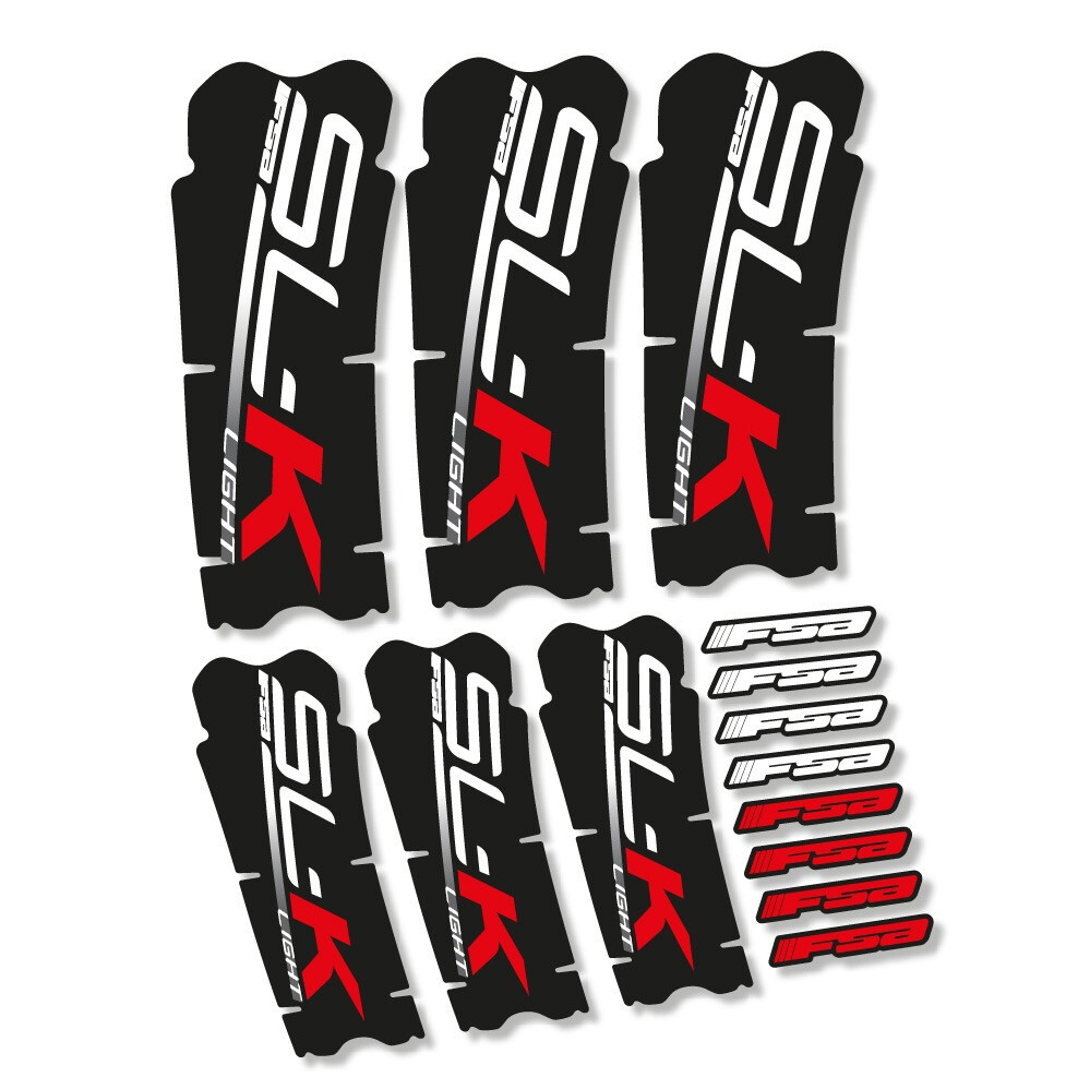 FSA SLK Light Pegatinas en vinilo adhesivo Bielas (6)