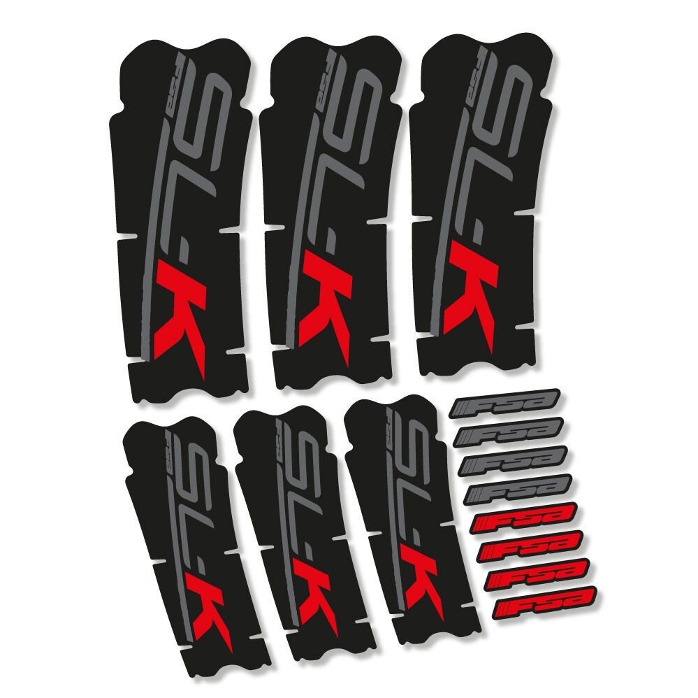 FSA SLK Light Pegatinas en vinilo adhesivo Bielas (7)