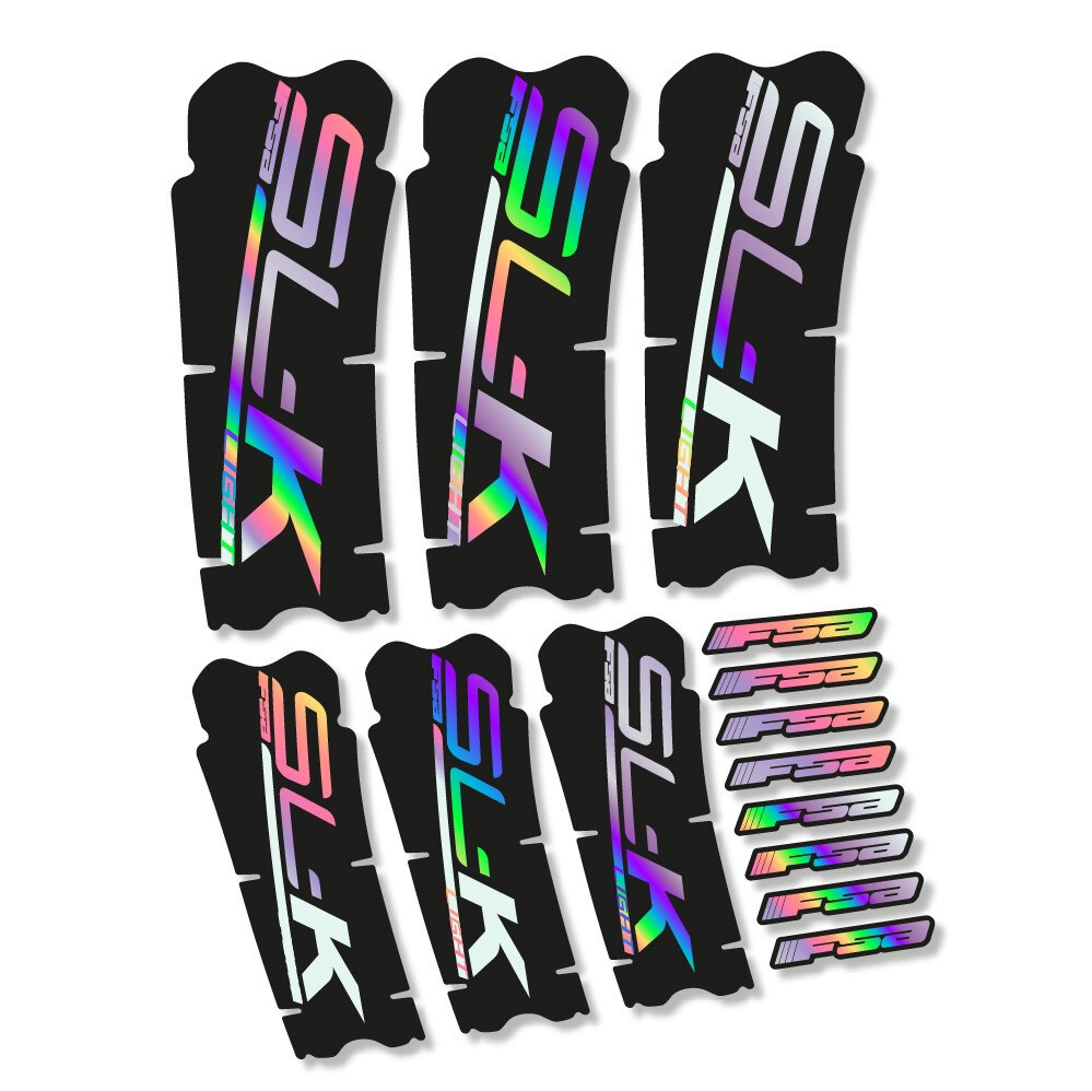 FSA SLK Light Pegatinas en vinilo adhesivo Bielas (8)