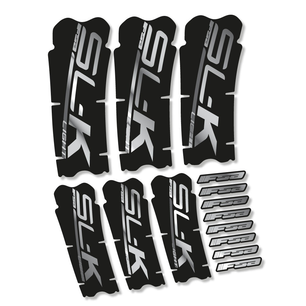 FSA SLK Light Pegatinas en vinilo adhesivo Bielas (16)