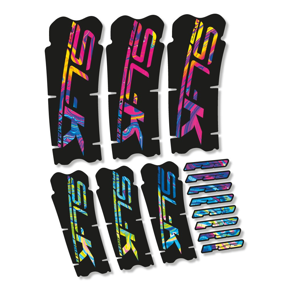 FSA SLK Light Pegatinas en vinilo adhesivo Bielas (17)