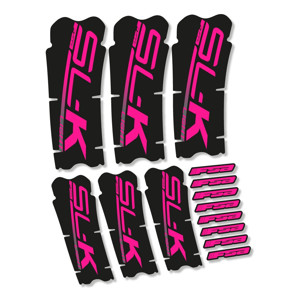 FSA SLK Light Pegatinas en vinilo adhesivo Bielas (20)