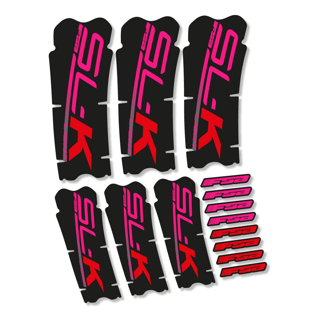 FSA SLK Light Pegatinas en vinilo adhesivo Bielas (21)