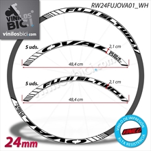 Fuji SL Two 1, Oval 525 Disc, pegatinas vinilo adhesivo