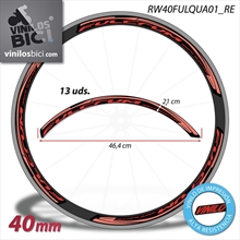 Fulcrum Racing Quattro Carbon pegatinas vinilo adhesivo