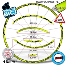 Fulcrum Racing Sport OB vinilos para una sola llanta