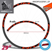 Fulcrum vinilos adhesivos para llanta 29"