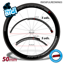 Fulcrum Red Wind 50mm vinilos