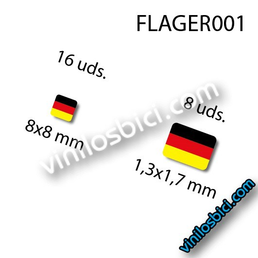 Banderas Alemania vinilos