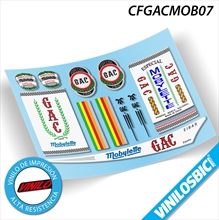 GAC Mobylette pegatinas vinilo adhesivo bici clásica