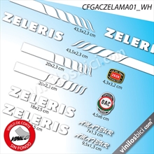 GAC Zeleris Amateur, pegatinas vinilo adhesivo