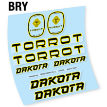 Torrot Dakota pegatinas en vinilo adhesivo bici clásica 1980