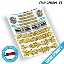 Macario Profesional pegatinas vinilo adhesivo bici clásica