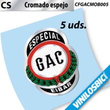 GAC vinilos bicicleta clasica G.A.