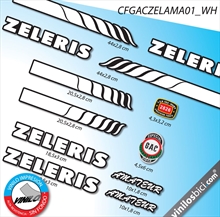 GAC Zeleris Amateur, pegatinas vinilo adhesivo