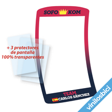 GPS pegatinas vinilo adhesivo SOFO KOM