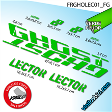 Ghost Lector vinilos adhesivos cuadro